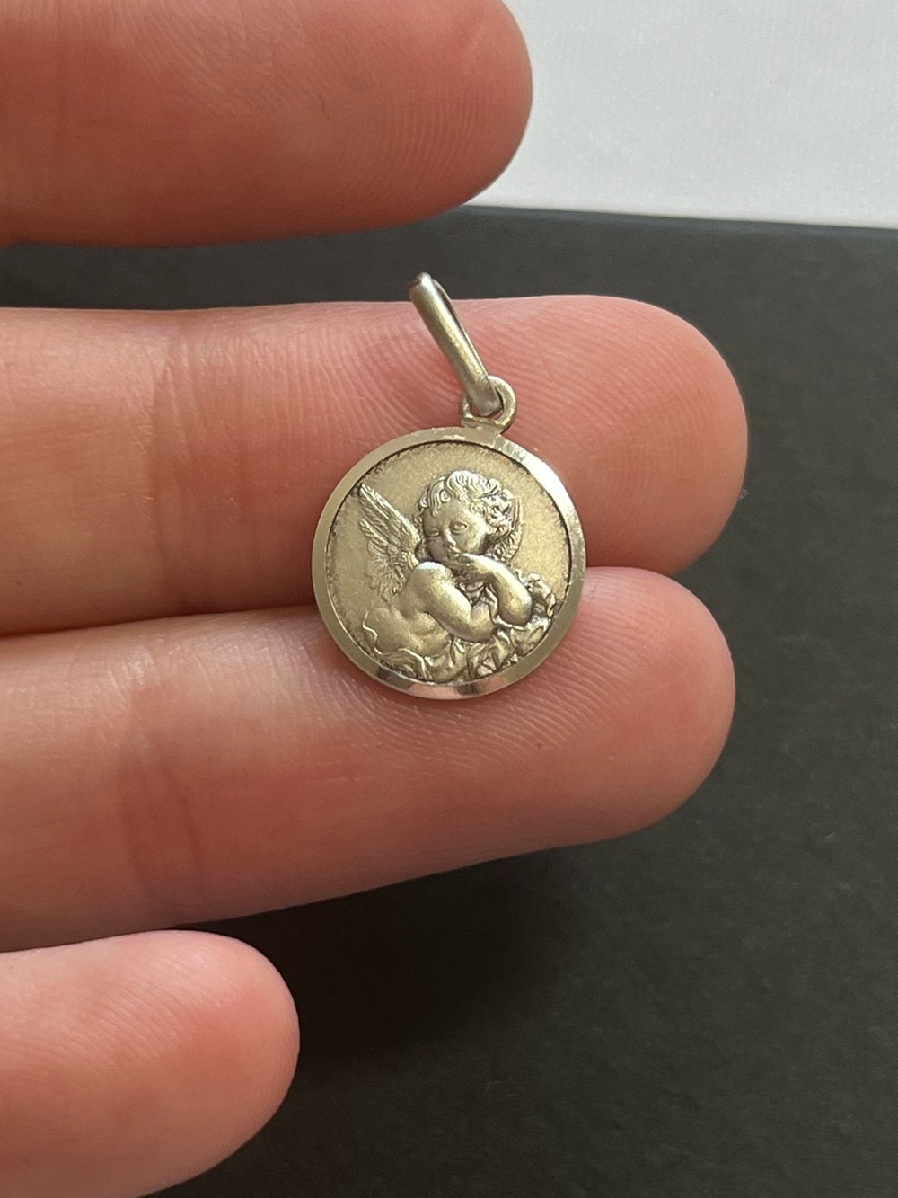 Sterling silver angel pendant. 925 - Picture 2 of 6